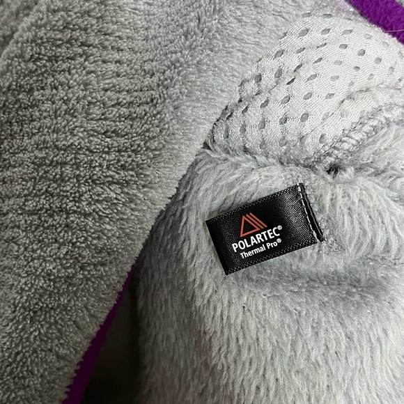 Patagonia RARE Re-Tool Snap T Fleece Pullover Gray Purple - Picture 10 of 13